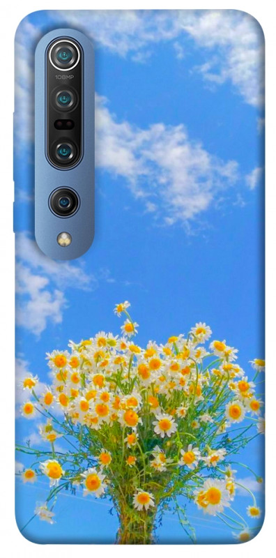 Чехол itsPrint Sky flowers для Xiaomi Mi 10 / Mi 10 Pro, цветы, купить оптом с доставкой