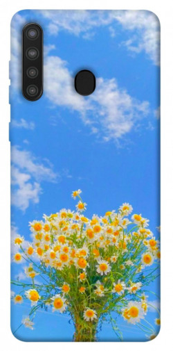 Чехол itsPrint Sky flowers для Samsung Galaxy A21