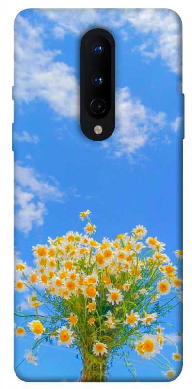 Чохол itsPrint Sky flowers для OnePlus 8, квіти, купити оптом з доставкою