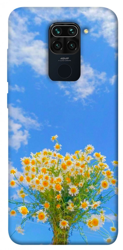 Чехол itsPrint Sky flowers для Xiaomi Redmi Note 9 / Redmi 10X, цветы, купить оптом с доставкой