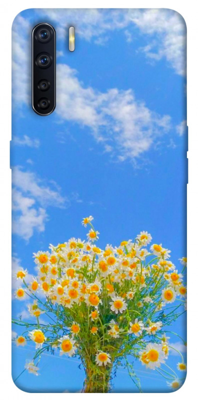 Чехол itsPrint Sky flowers для Oppo A91, цветы, купить оптом с доставкой