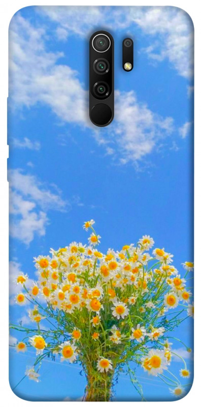 Чехол itsPrint Sky flowers для Xiaomi Redmi 9, цветы, купить оптом с доставкой