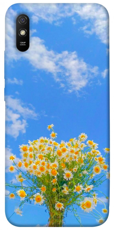 Чехол itsPrint Sky flowers для Xiaomi Redmi 9A, цветы, купить оптом с доставкой