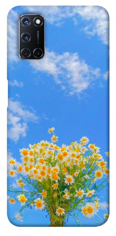 Чехол itsPrint Sky flowers для Oppo A52 / A72 / A92, цветы, купить оптом с доставкой