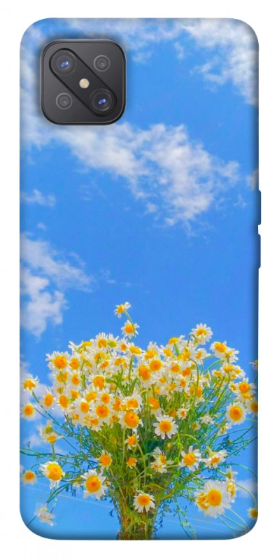 Чехол itsPrint Sky flowers для Oppo A92s, цветы, купить оптом с доставкой