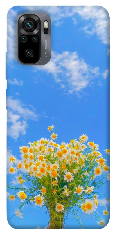Чехол itsPrint Sky flowers для Xiaomi Redmi Note 10 / Note 10s, цветы, купить оптом с доставкой