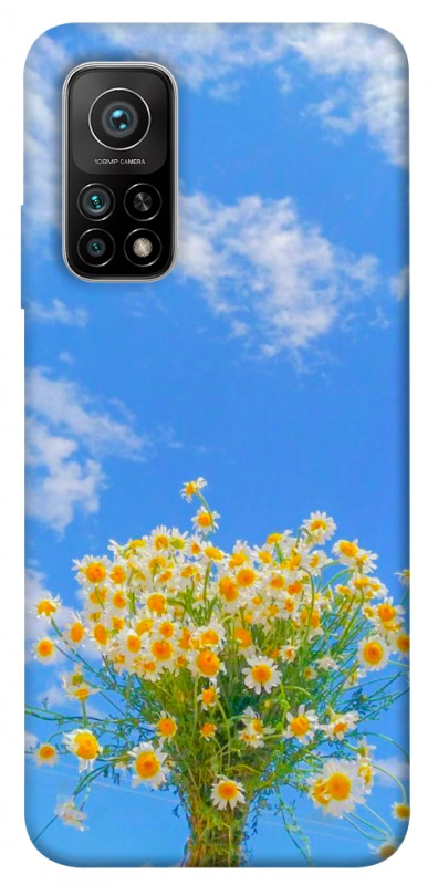 Чехол itsPrint Sky flowers для Xiaomi Mi 10T, цветы, купить оптом с доставкой