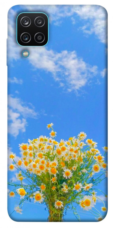 Чехол itsPrint Sky flowers для Samsung Galaxy A12, цветы, купить оптом с доставкой