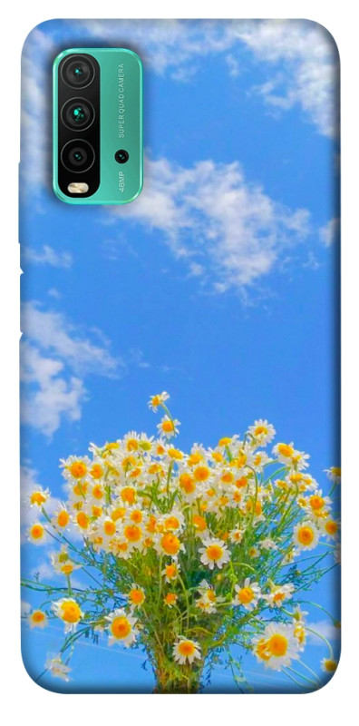 Чохол itsPrint Sky flowers для Xiaomi Redmi Note 9 4G / Redmi 9 Power / Redmi 9T, квіти, купити оптом з доставкою