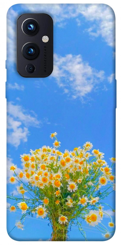 Чехол itsPrint Sky flowers для OnePlus 9, цветы, купить оптом с доставкой