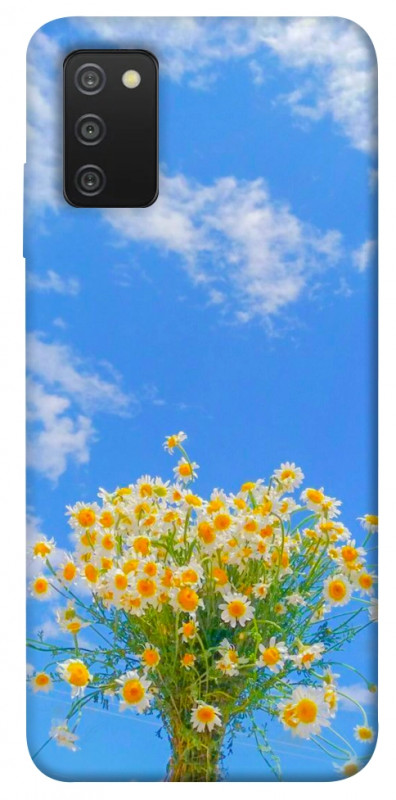 Чехол itsPrint Sky flowers для Samsung Galaxy A03s, цветы, купить оптом с доставкой