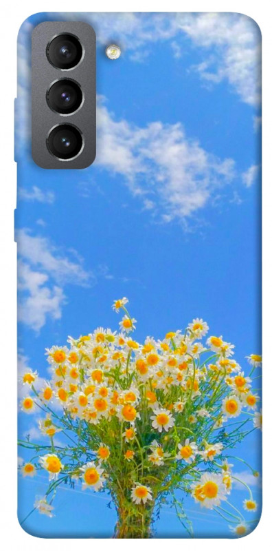 Чехол itsPrint Sky flowers для Samsung Galaxy S21 FE, цветы, купить оптом с доставкой