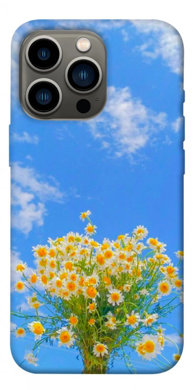 Чехол itsPrint Sky flowers для Apple iPhone 13 Pro (6.1"), цветы, купить оптом с доставкой
