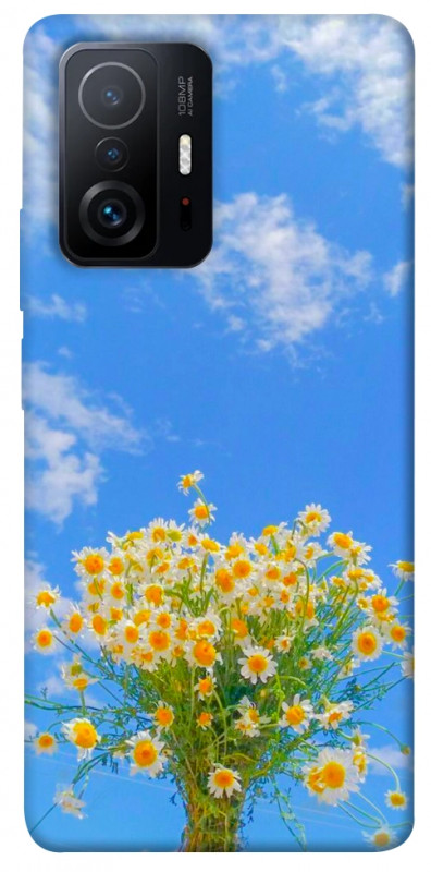 Чехол itsPrint Sky flowers для Xiaomi 11T / 11T Pro, цветы, купить оптом с доставкой
