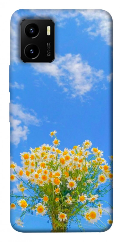 Чехол itsPrint Sky flowers для Vivo Y15s, цветы, купить оптом с доставкой