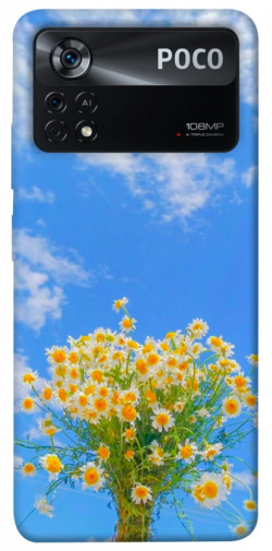 Чехол itsPrint Sky flowers для Xiaomi Poco X4 Pro 5G