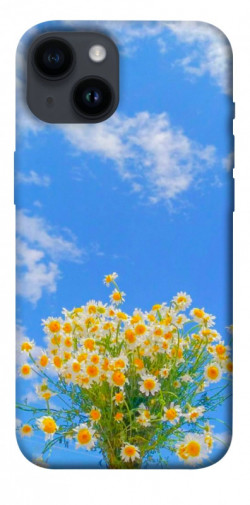 Чехол itsPrint Sky flowers для Apple iPhone 14 (6.1")