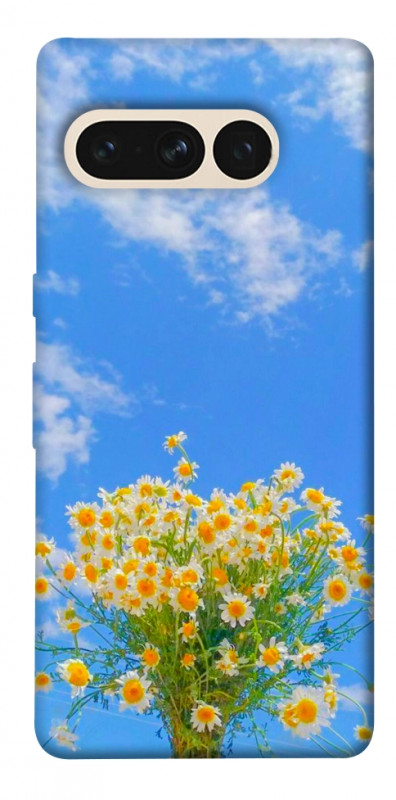Чехол itsPrint Sky flowers для Google Pixel 7 Pro, цветы, купить оптом с доставкой