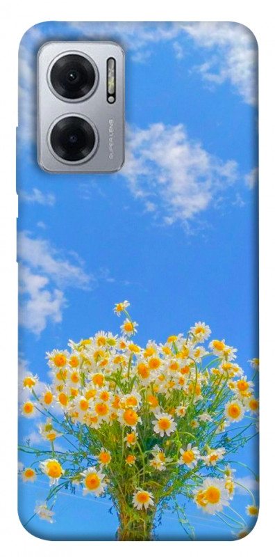 Чехол itsPrint Sky flowers для Xiaomi Redmi Note 11E, цветы, купить оптом с доставкой