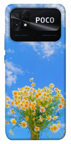 Чохол itsPrint Sky flowers для Xiaomi Poco C40