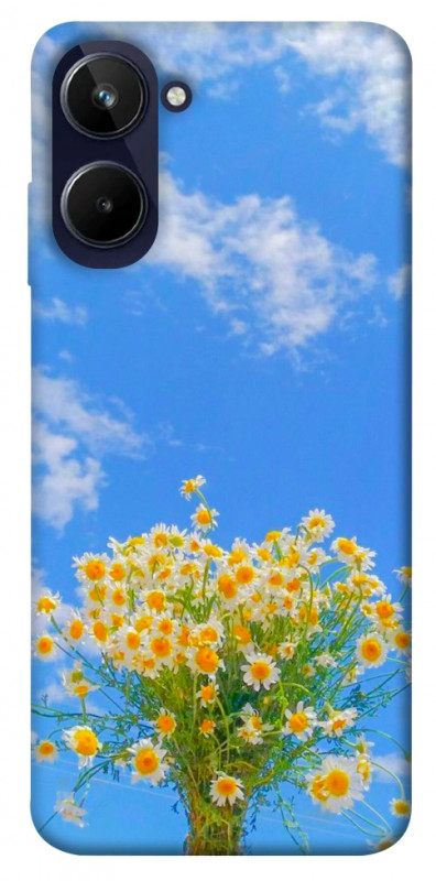 Чехол itsPrint Sky flowers для Realme 10 4G, цветы, купить оптом с доставкой