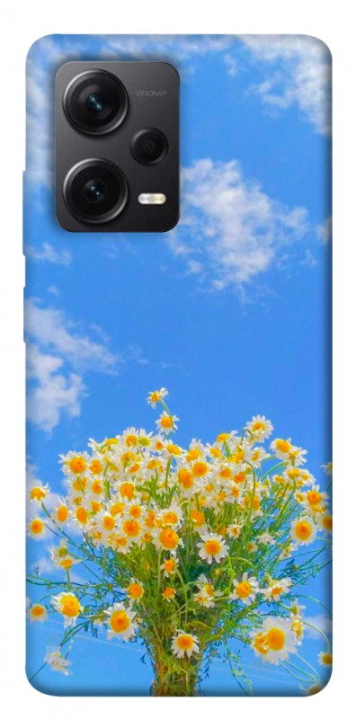 Чехол itsPrint Sky flowers для Xiaomi Redmi Note 12 Pro+ 5G, цветы, купить оптом с доставкой