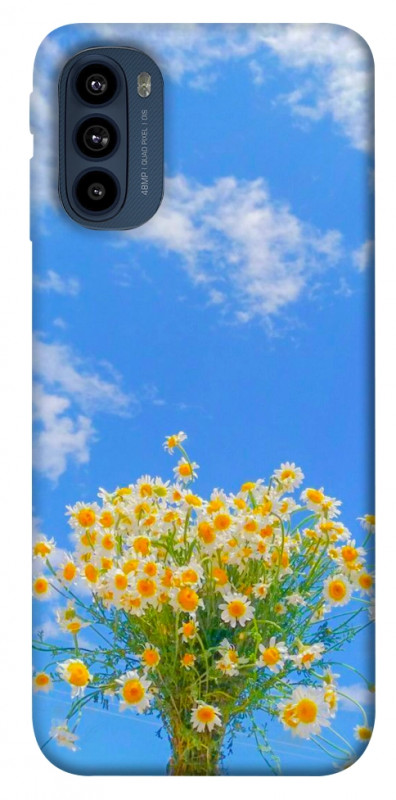 Чехол itsPrint Sky flowers для Motorola Moto G41, цветы, купить оптом с доставкой