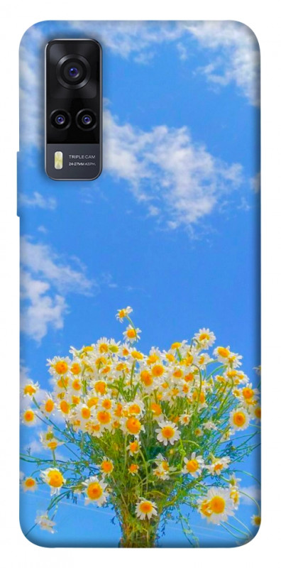 Чехол itsPrint Sky flowers для Vivo Y31, цветы, купить оптом с доставкой