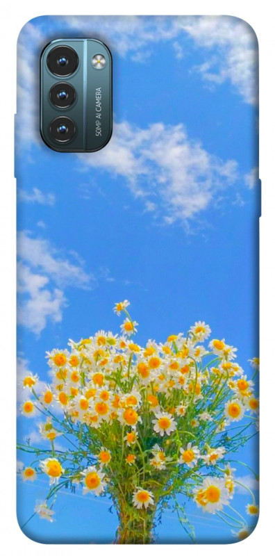 Чехол itsPrint Sky flowers для Nokia G21, цветы, купить оптом с доставкой
