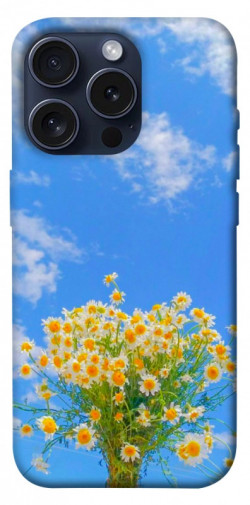Чохол itsPrint Sky flowers для Apple iPhone 15 Pro (6.1")