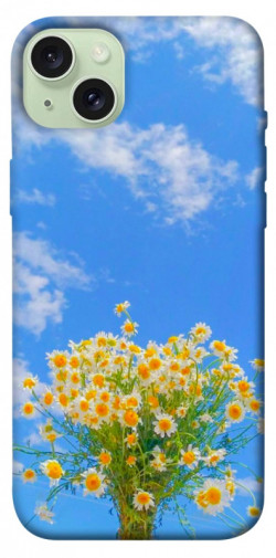 Чехол itsPrint Sky flowers для Apple iPhone 15 Plus (6.7")