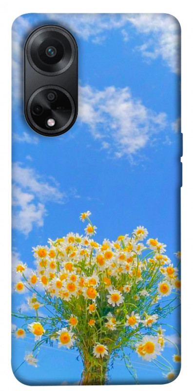 Чехол itsPrint Sky flowers для Oppo A98, цветы, купить оптом с доставкой