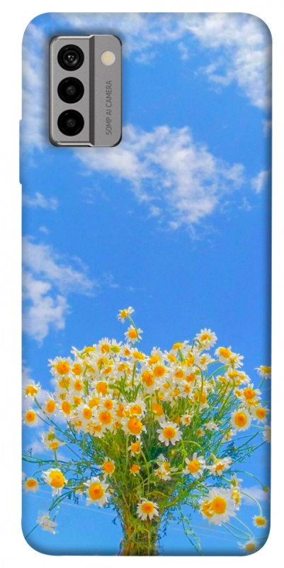 Чехол itsPrint Sky flowers для Nokia G22, цветы, купить оптом с доставкой