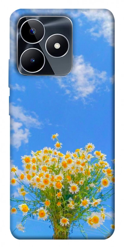 Чохол itsPrint Sky flowers для Realme C53, квіти, купити оптом з доставкою