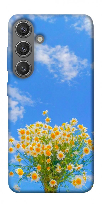 Чехол itsPrint Sky flowers для Samsung Galaxy S24+, цветы, купить оптом с доставкой