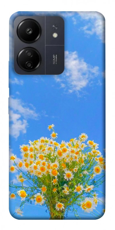 Чехол itsPrint Sky flowers для Xiaomi Redmi 13C, цветы, купить оптом с доставкой
