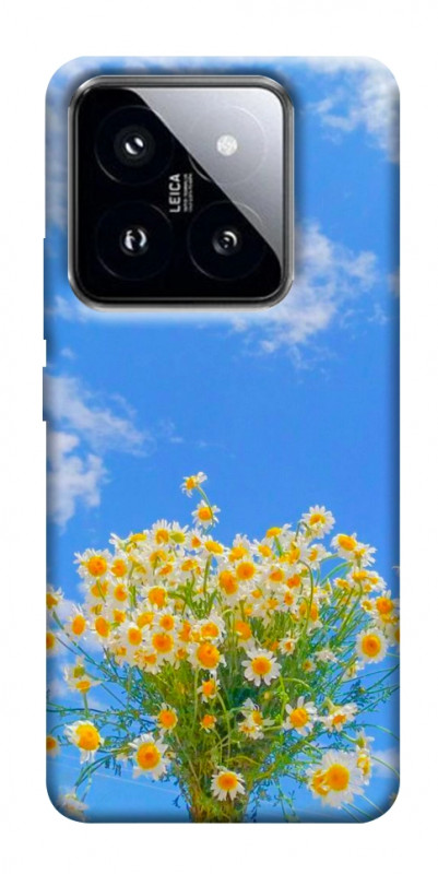 Чохол itsPrint Sky flowers для Xiaomi 14 Pro, квіти, купити оптом з доставкою