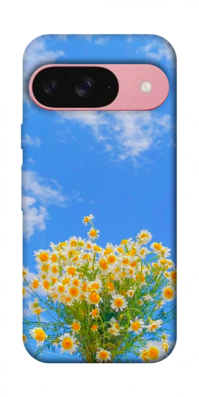 Чехол itsPrint Sky flowers для Google Pixel 9, цветы, купить оптом с доставкой