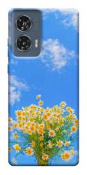 Чехол itsPrint Sky flowers для Motorola Edge 50 Fusion