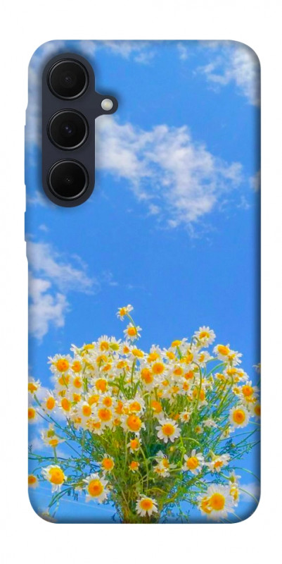 Чехол itsPrint Sky flowers для Samsung Galaxy A35, цветы, купить оптом с доставкой