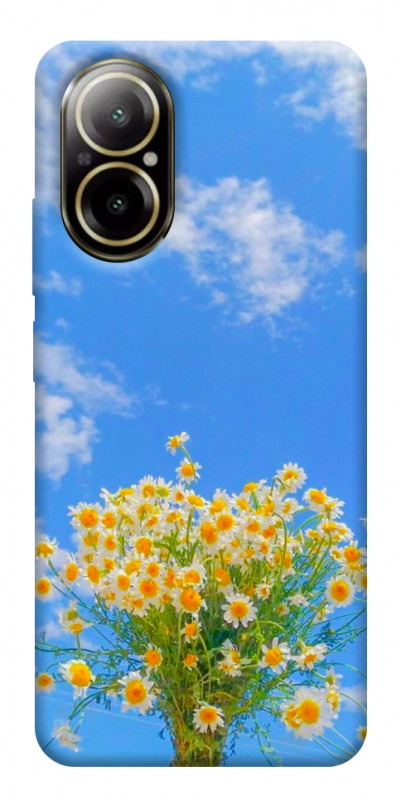 Чехол itsPrint Sky flowers для Realme C67 4G, цветы, купить оптом с доставкой