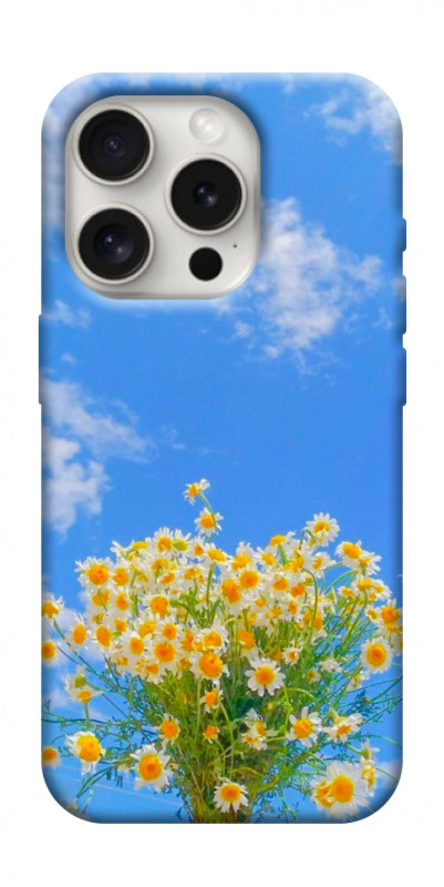 Чехол itsPrint Sky flowers для Apple iPhone 16 Pro Max (6.9"), цветы, купить оптом с доставкой