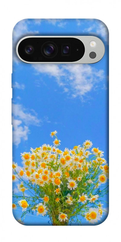 Чехол itsPrint Sky flowers для Google Pixel 9 Pro XL, цветы, купить оптом с доставкой