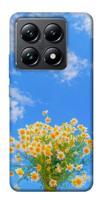 Чехол itsPrint Sky flowers для Xiaomi 14T Pro, цветы, купить оптом с доставкой