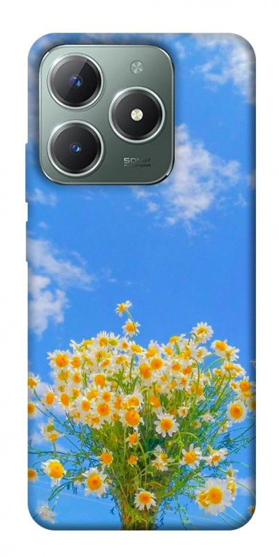 Чехол itsPrint Sky flowers для Realme C61 4G, цветы, купить оптом с доставкой