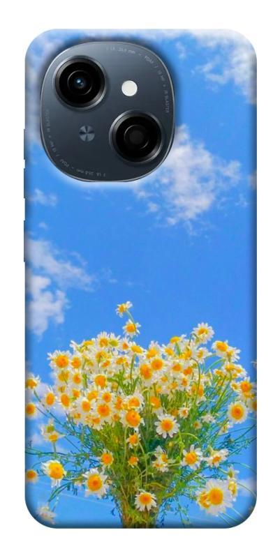 Чехол itsPrint Sky flowers для TECNO Spark Go 1, цветы, купить оптом с доставкой