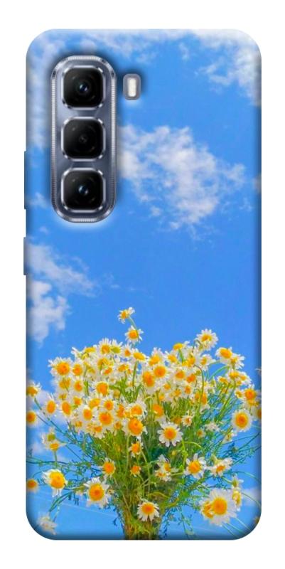Чехол itsPrint Sky flowers для Infinix Hot 50 Pro, цветы, купить оптом с доставкой