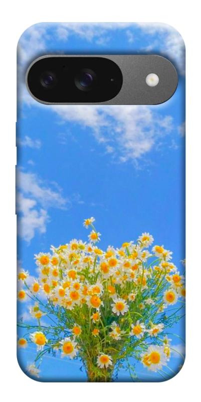 Чехол itsPrint Sky flowers для Google Pixel 10, цветы, купить оптом с доставкой