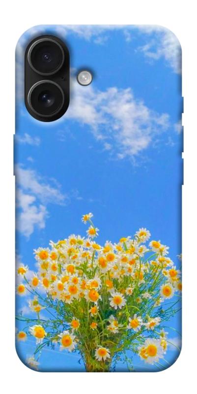 Чехол itsPrint Sky flowers для Apple iPhone 17 (6.3"), цветы, купить оптом с доставкой