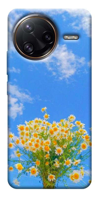 Чехол itsPrint Sky flowers для Xiaomi Poco F7, цветы, купить оптом с доставкой